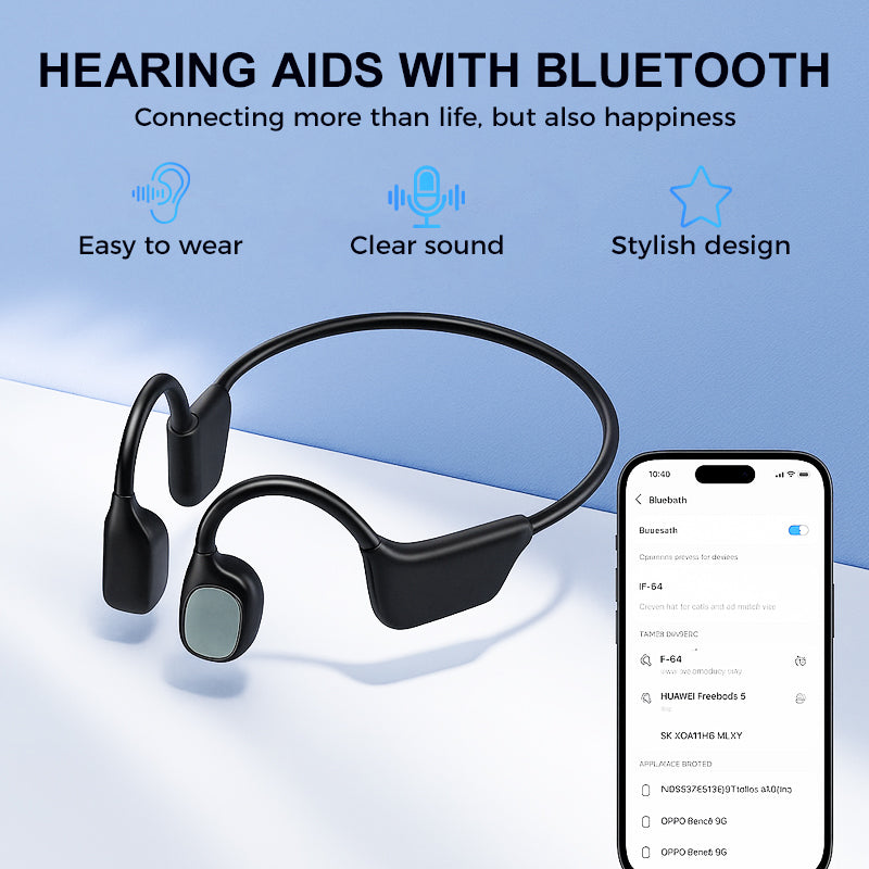 Final 2 Hours : Only Limited Stock Left🏆𝗧𝗶𝘄𝗼𝗿𝗹𝗱™ Bone Conduction Smart Hearing Headphones