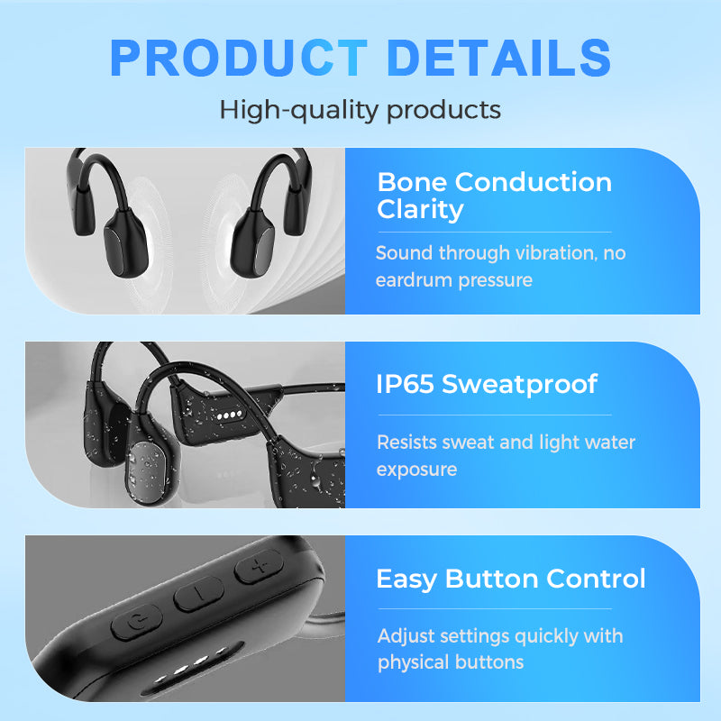 Final 2 Hours : Only Limited Stock Left🏆𝗧𝗶𝘄𝗼𝗿𝗹𝗱™ Bone Conduction Smart Hearing Headphones